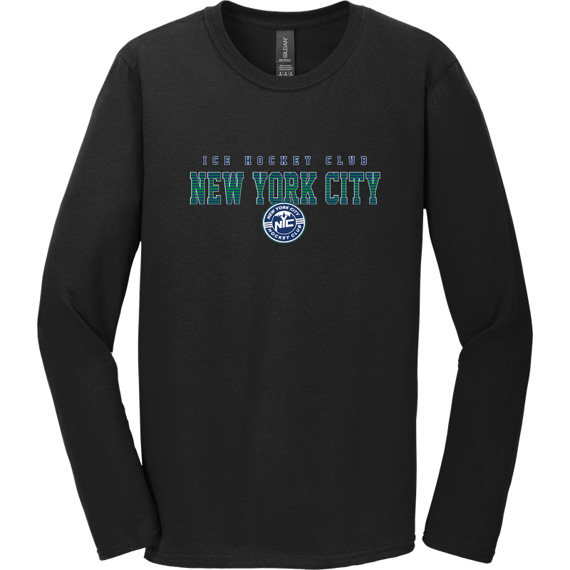 NYC Hockey Club Softstyle Long Sleeve T-Shirt