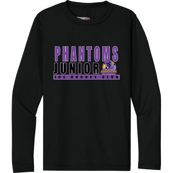 Jr. Phantoms Youth Cooling Performance Long Sleeve Tee