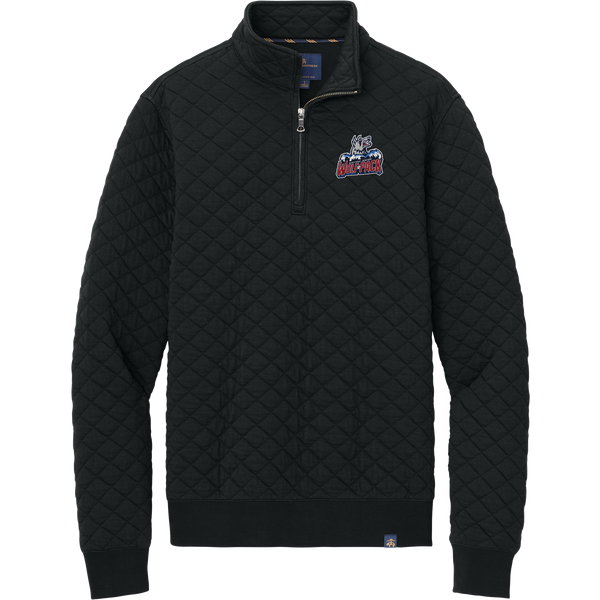 Hartford Jr. Wolfpack Brooks Brothers Diamond Quilt 1/4-Zip