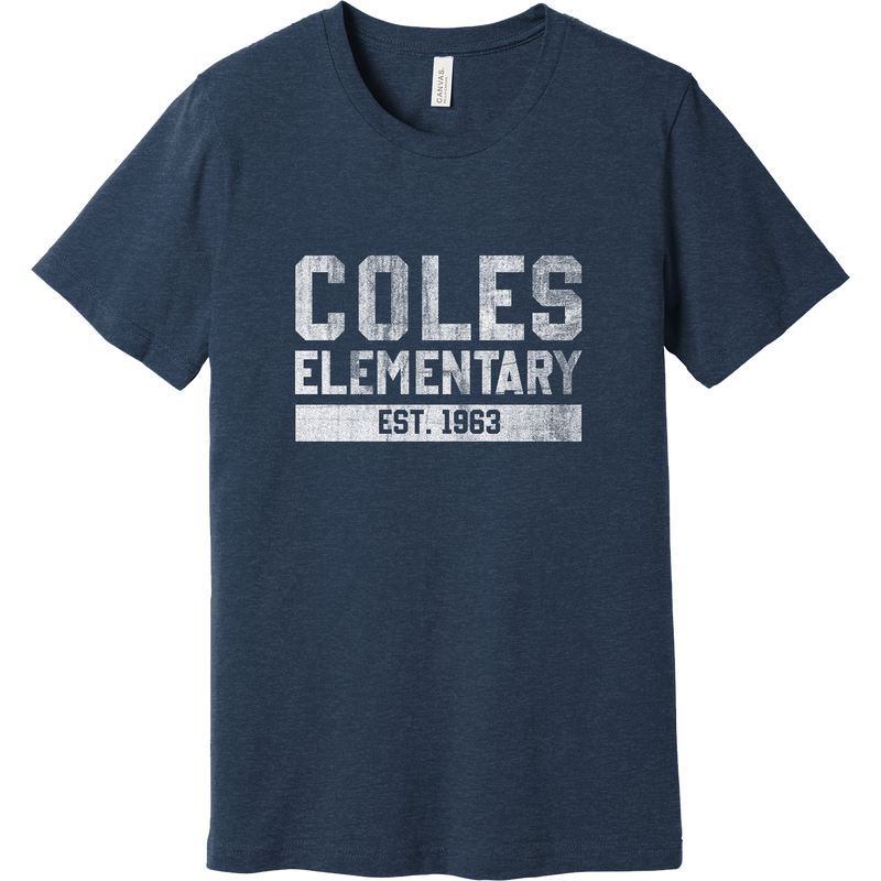Coles Elementary Unisex Distressed Tee