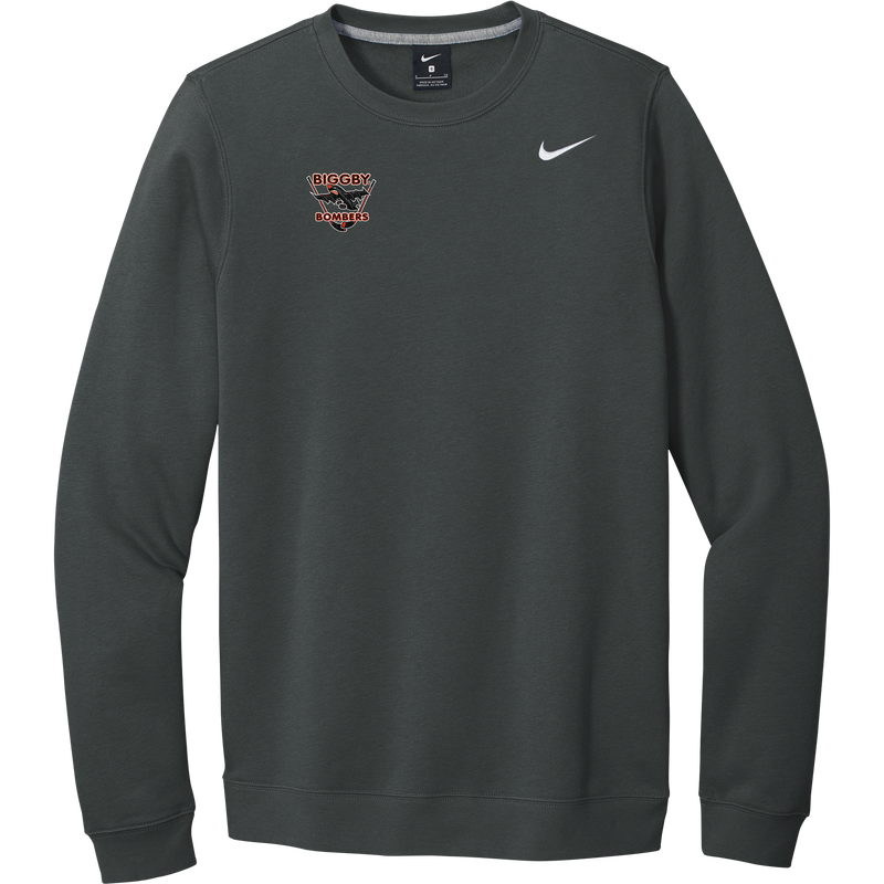 Biggby Bombers Nike Club Fleece Crew