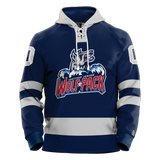 Hartford Jr. Wolfpack Adult Sublimated Retro Hoodie