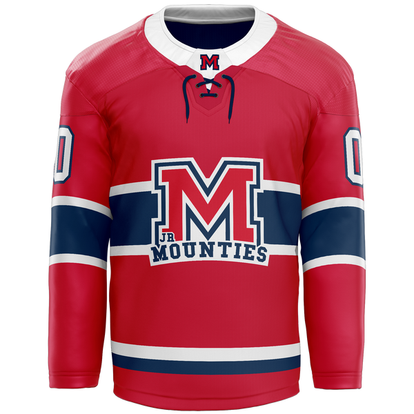 Jr. Mounties Player Jersey - Red - Kit