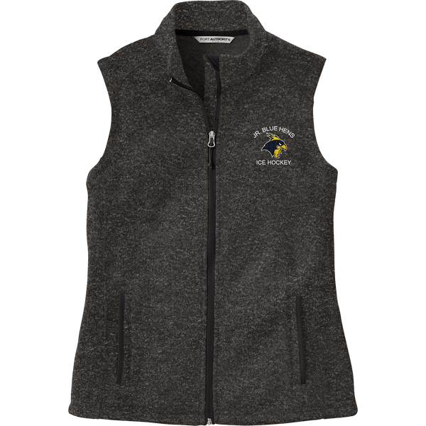 Delaware Jr. Blue Hens Ladies Sweater Fleece Vest