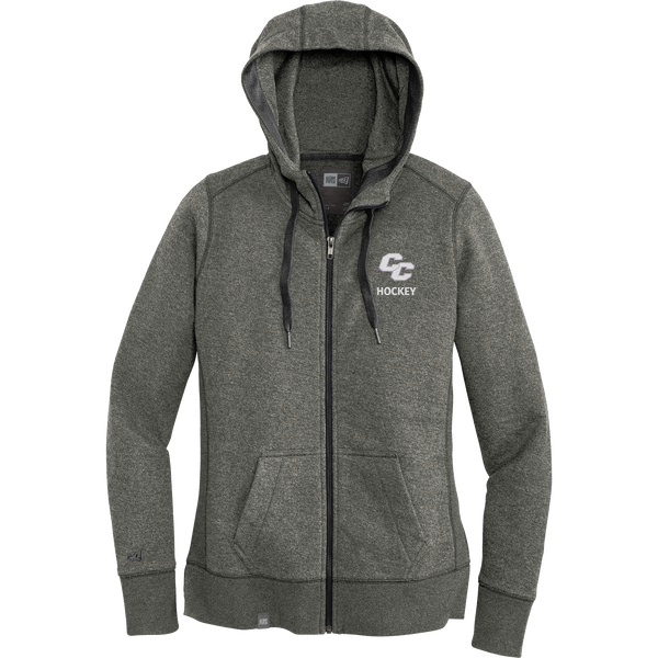 Curry College New Era Ladies French Terry Full-Zip Hoodie