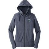 Kensington Valley Raiders New Era Ladies Tri-Blend Fleece Full-Zip Hoodie