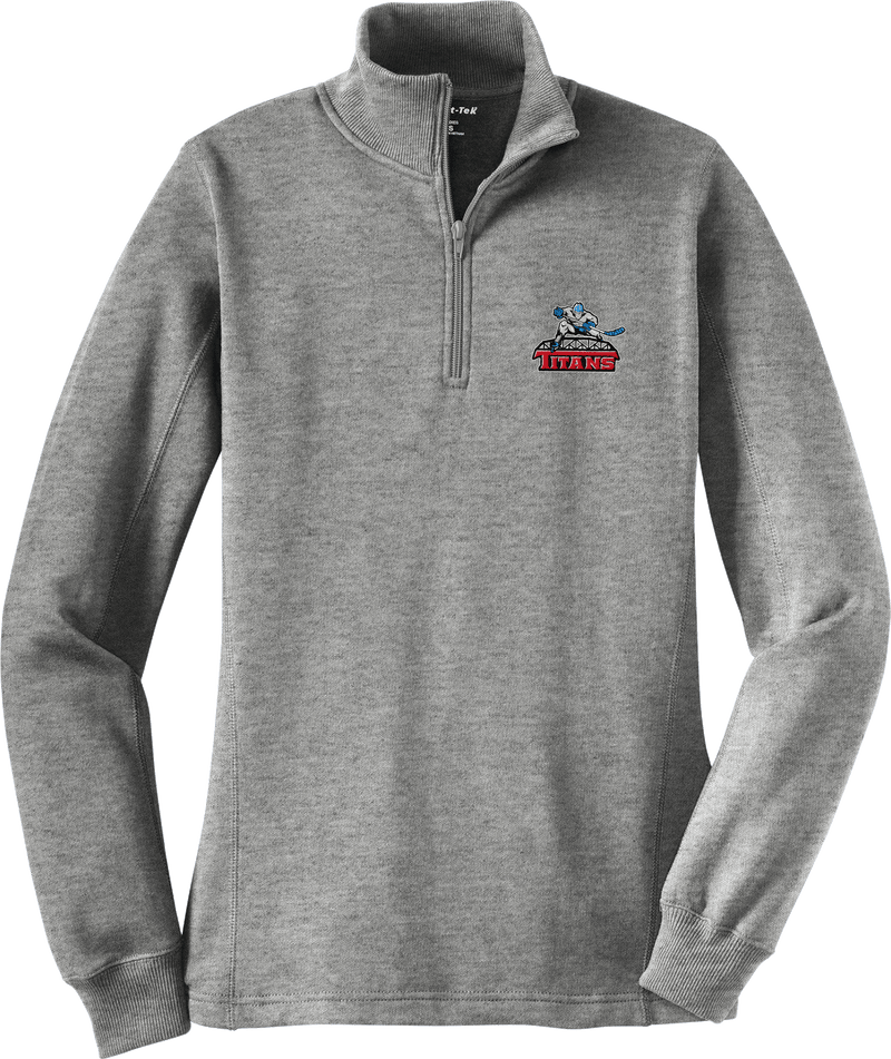 NJ Titans Ladies 1/4-Zip Sweatshirt