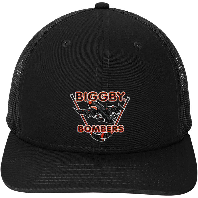 Biggby Bombers New Era Snapback Low Profile Trucker Cap