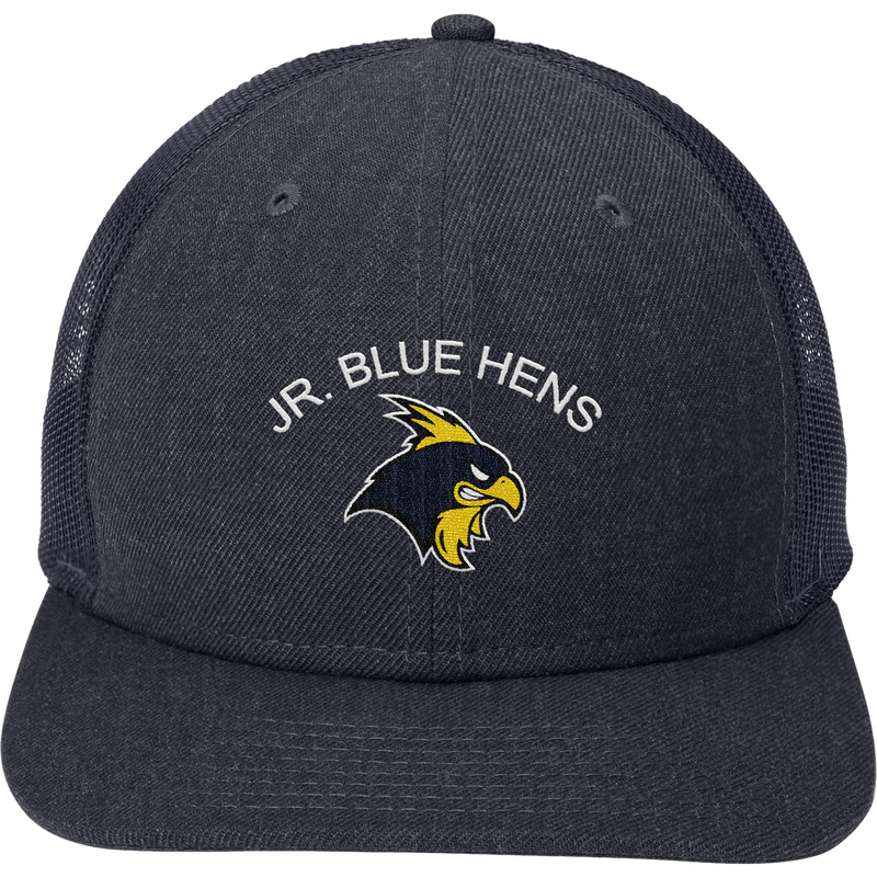 Delaware Jr. Blue Hens New Era Snapback Low Profile Trucker Cap