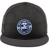 NYC Hockey Club New Era Shadow Heather Striped Flat Bill Snapback Cap