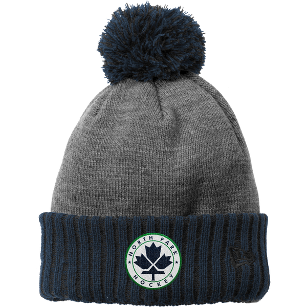 North Park Hockey New Era Colorblock Cuffed Beanie