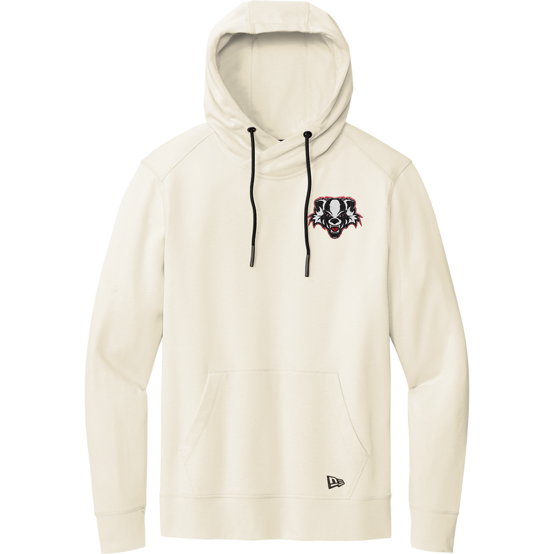Scary Badgers New Era Tri-Blend Fleece Pullover Hoodie