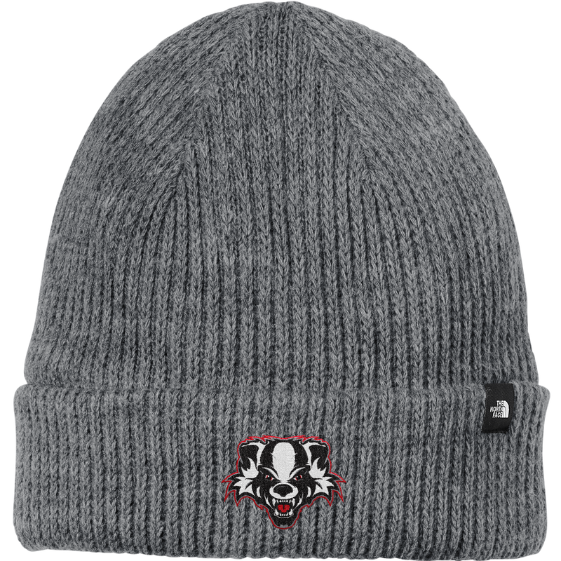 Scary Badgers The North Face Circular Rib Beanie