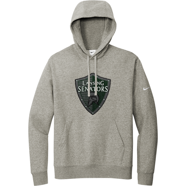 Lansing Senators Nike Club Fleece Sleeve Swoosh Pullover Hoodie