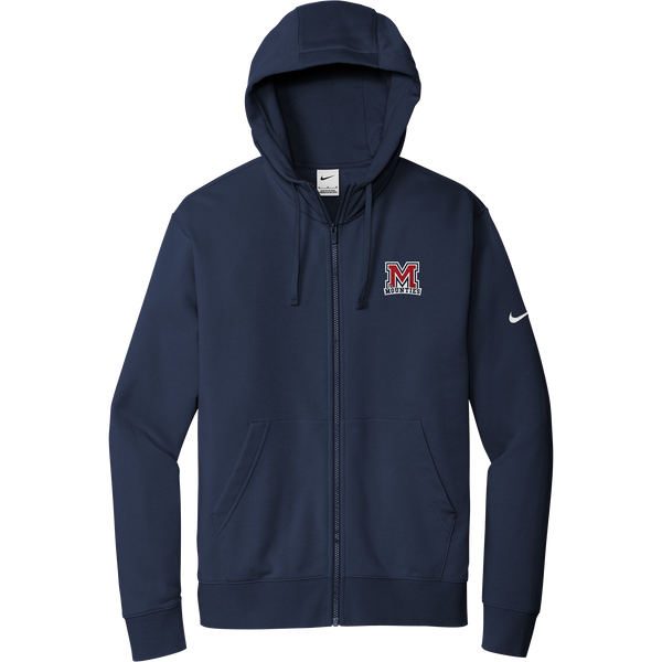 Jr. Mounties Nike Club Fleece Sleeve Swoosh Full-Zip Hoodie