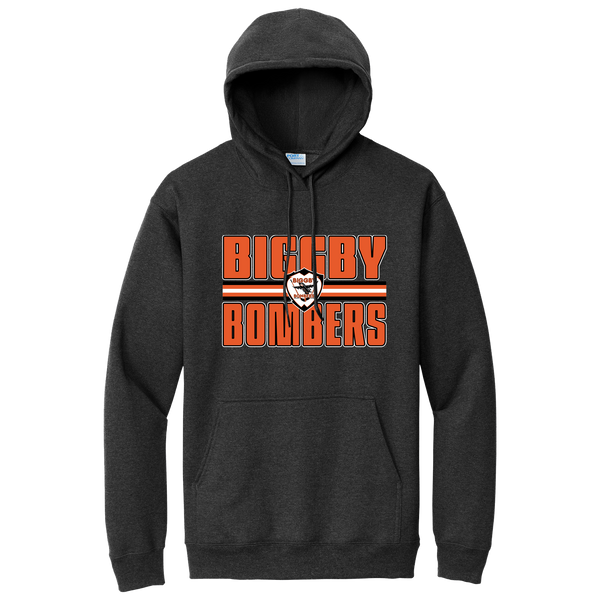 Biggby Bombers Essential Fleece Pullover Hooded Sweatshirt