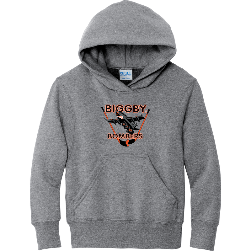Biggby Bombers Youth Core Fleece Pullover Hooded Sweatshirt