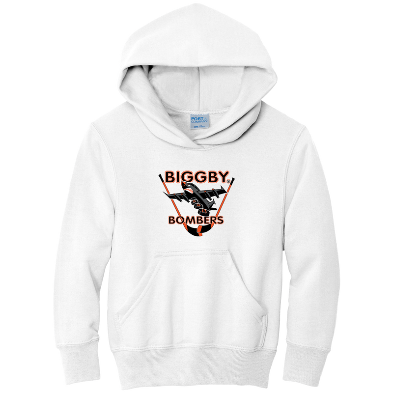 Biggby Bombers Youth Core Fleece Pullover Hooded Sweatshirt
