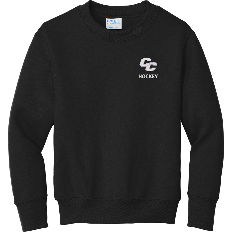 Curry College Youth Core Fleece Crewneck Sweatshirt