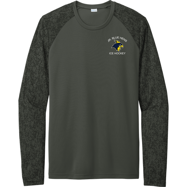Delaware Jr. Blue Hens Long Sleeve Digi Camo Tee